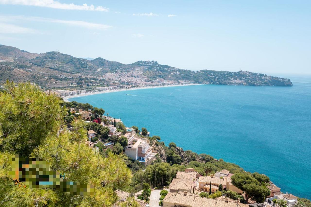 Vista Bahia Con Piscinas, Parking Y Terraza Apartman La Herradura  Kültér fotó