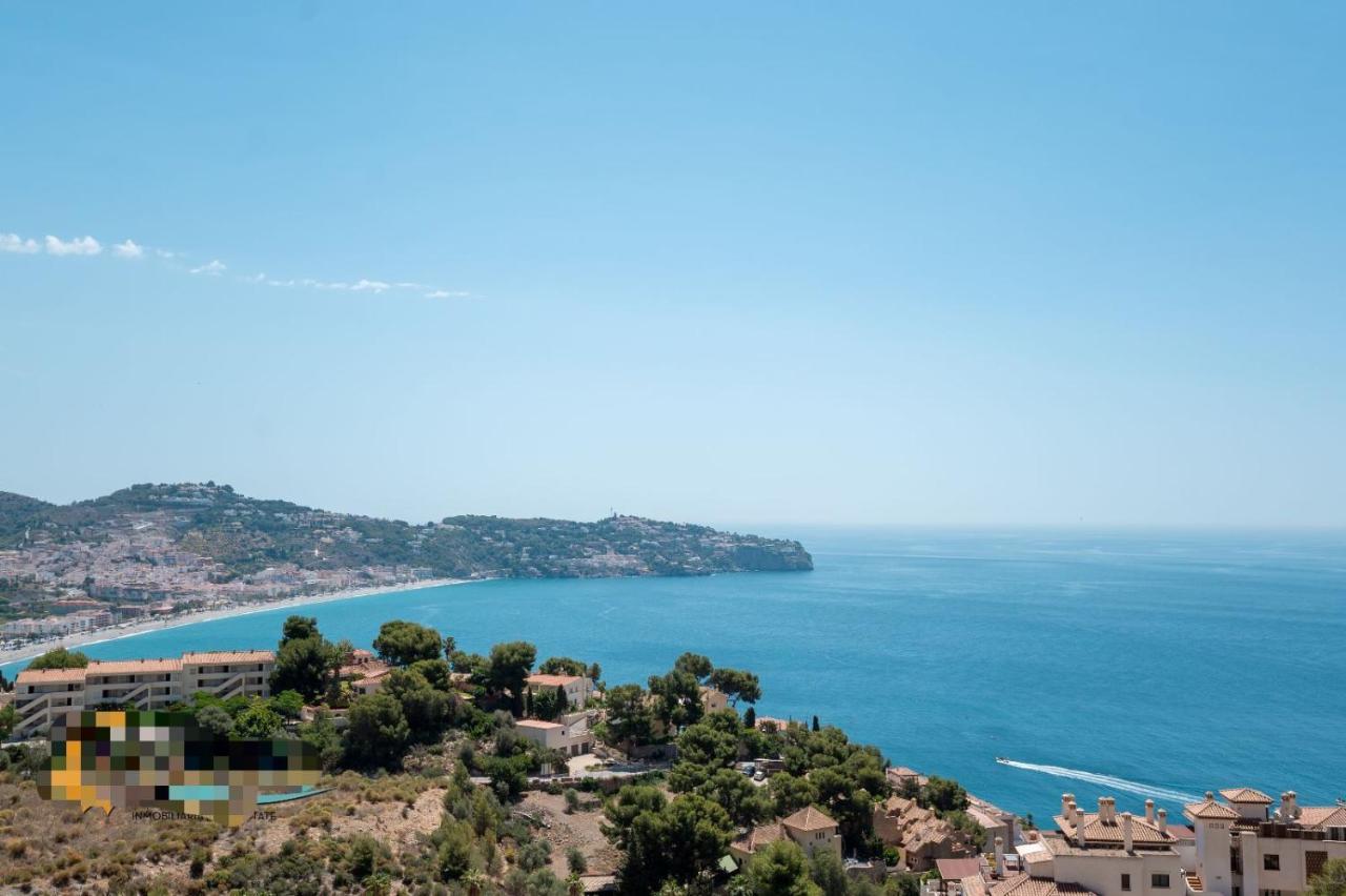 Vista Bahia Con Piscinas, Parking Y Terraza Apartman La Herradura  Kültér fotó